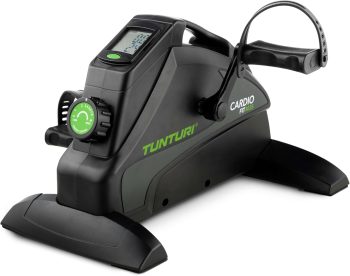 Tunturi Cardio Fit Pedaaltrainer, testwinnaar 2024, mini-hometrainer voor senioren, arm- en beentrainer zittend, instelbare weerstand en lcd-display
