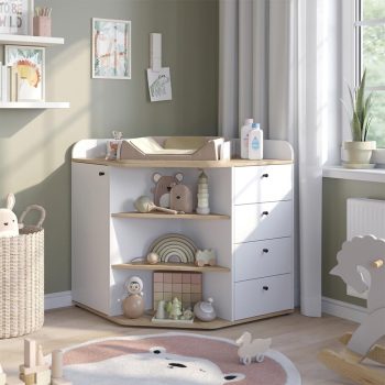 Vicco Commode "Aria", Wit, 85 x 90 cm