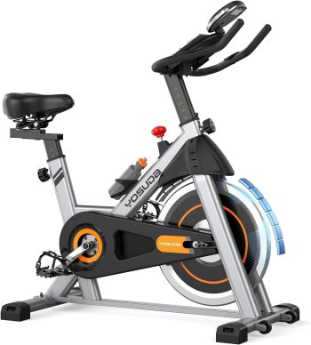 YOSUDA Hometrainer met App, Stille Indoor Fiets, Magnetische Weerstand