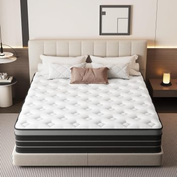 Luxueuze Boxfjêdermatras,120 × 200 × 20cm, gemiddelde hardheid H3