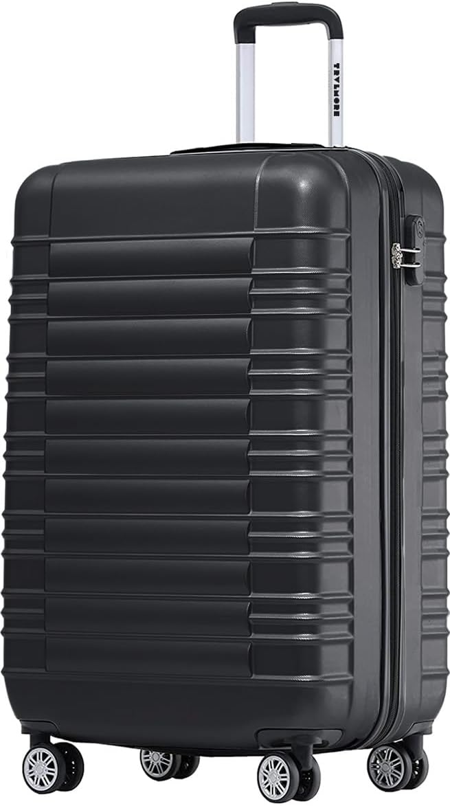 TRVLMORE Handbagage Koffer - Reiskoffer - 38L - Cijferslot - Lichtgewicht - Trolley - 54x36x20cm - Zwart