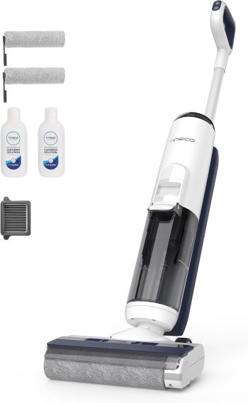 Tineco iFLOOR 5 Breeze Complete nat- en droogstofzuiger, reiniging in één stap voor harde vloeren, randreiniging <0,5 cm, drievoudige levensduur van de batterij, zelfreinigende, draadloze stofzuiger