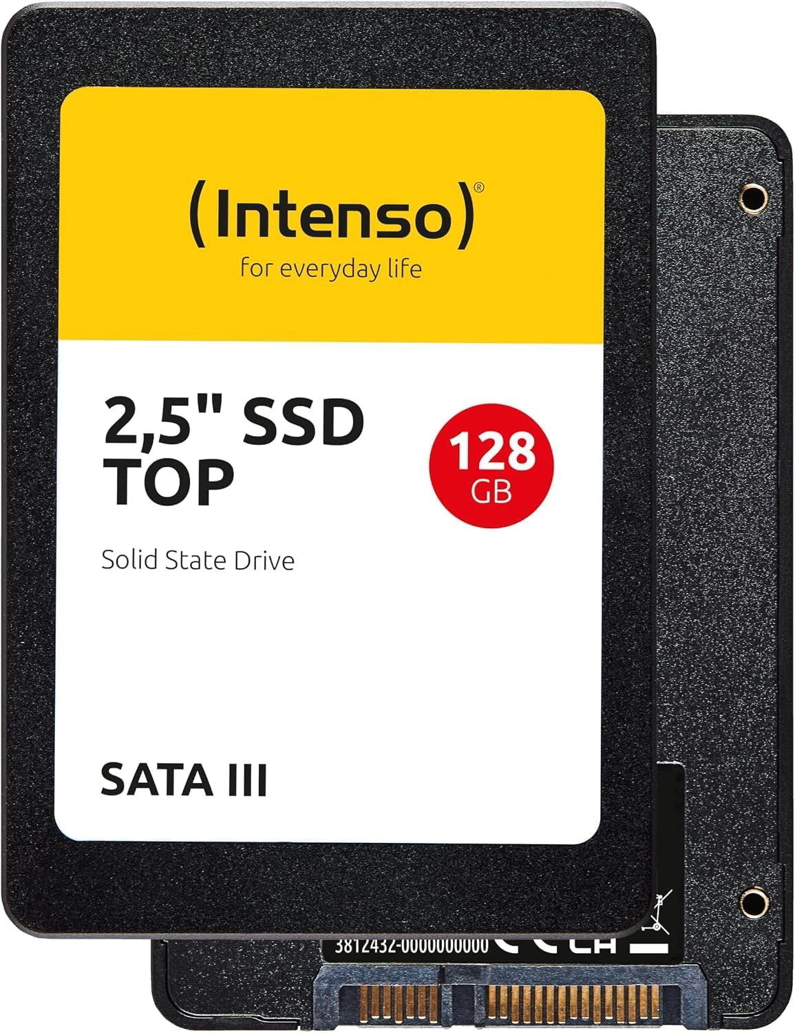 Intenso 128GB SSD Sata 3 470/540MB, Black