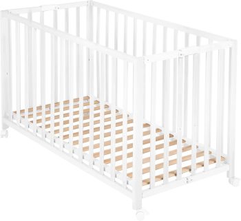 roba Fold Up, babybed, 60 x 120 cm, verschillende varianten verkrijgbaar wit