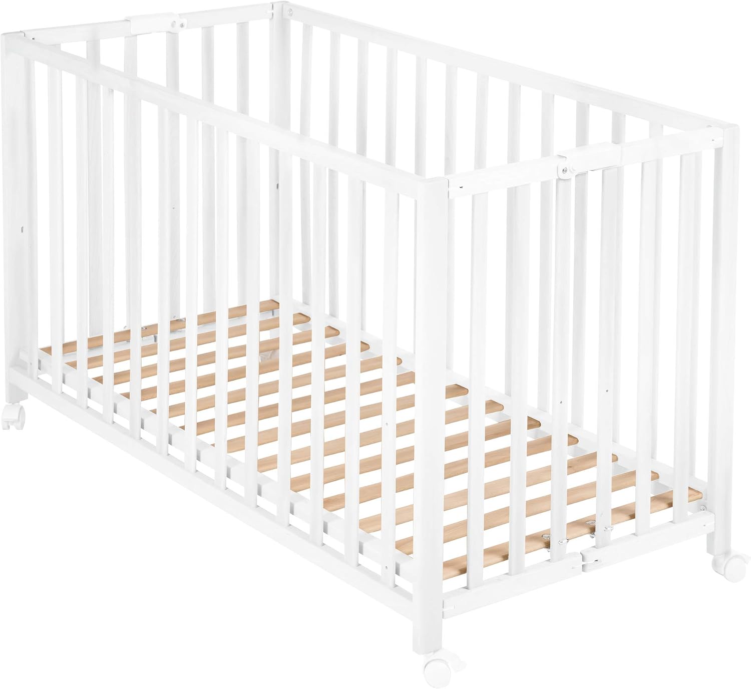 roba Fold Up, babybed, 60 x 120 cm, verschillende varianten verkrijgbaar wit