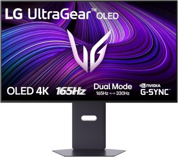 LG Ultragear 32GX850A-B.AEU Gaming-monitor voor pc, 32 inch, OLED-paneel, UHD-resolutie (3840 x 2160), 0,03 ms 165 Hz, DisplayHDR400 True Black, DCI-P3 98,5% (CIE1976), FreeSync Premium Pro, G-Sync
