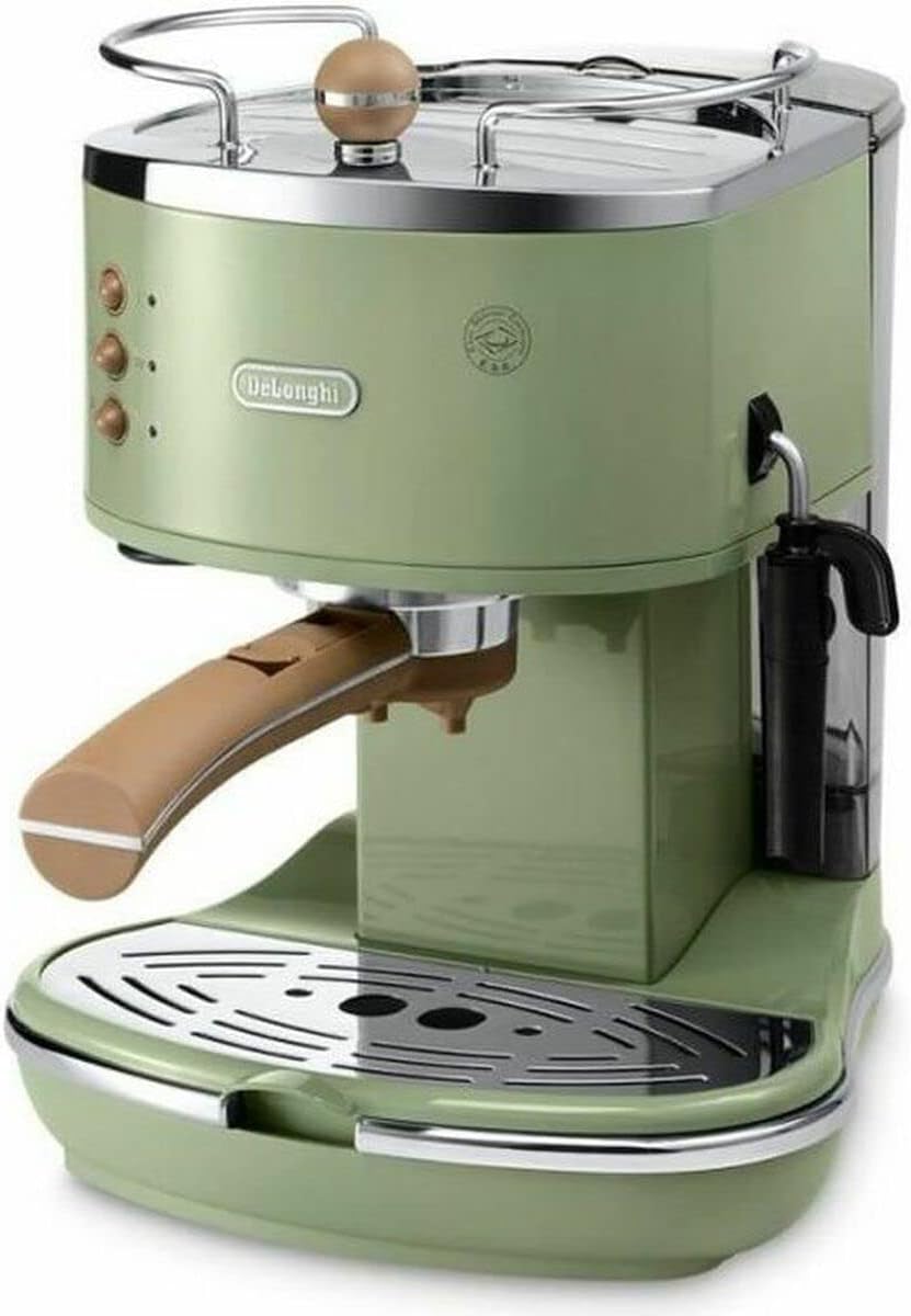 De'Longh ECOV 311.GR Espresso-zeefmachine (1100 watt), groen, 28x34x37