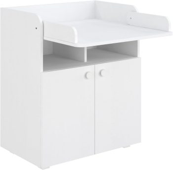 Shefa Wikkelcommode 700 - Moderne babykamer commode, 47 x 70 x 86 cm kleurkeuze (wit)