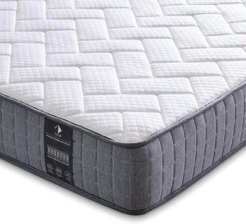 Z-hom Matras 90 x 200 cm, 20 cm, onafhankelijke pocketveringmatras, bewegingsisolatie, middelstevig, perfecte ondersteuning, hoge veerkracht, zeer ademend