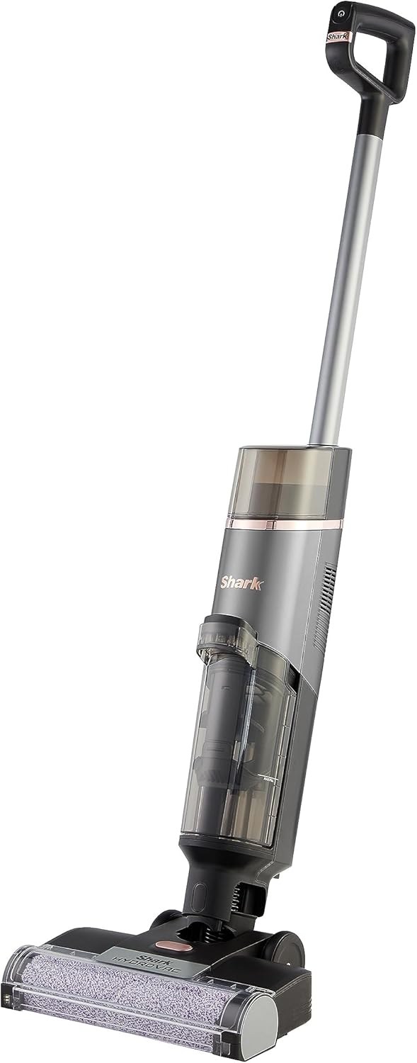 Shark HydroVac Vloerreiniger met Antimicrobiële Borstelrol, Grijs, WD210EU