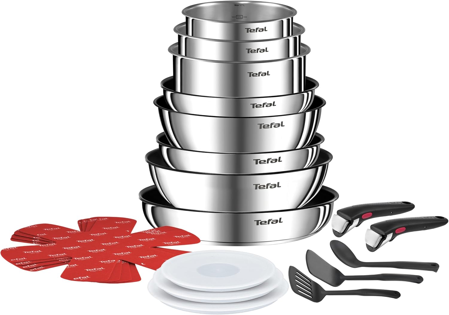 Tefal Ingenio pannenset, 20-delig, pannen, potten L897SK04