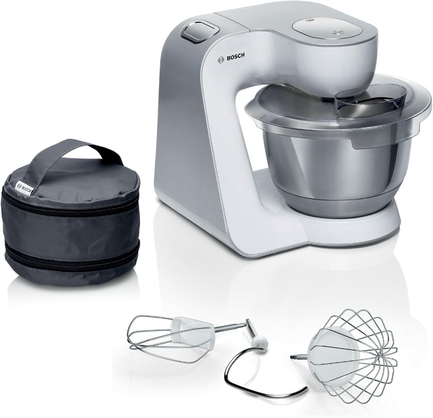 Bosch Keukenmachine Serie 4, MUM58200, Wit/Zilver