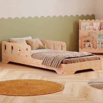 smartwood Kinderbed 90x200 cm met Valbeveiliging, Hout, TILA 6