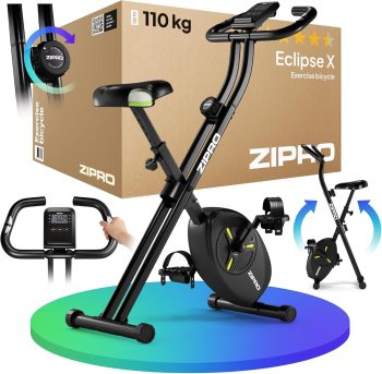 ZIPRO Hometrainer Fiets Fitness Opvouwbare Magnetische 8 Niveaus