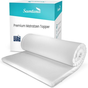 visco-elastische matrastopper Deluxe met Memory Foam-effect, 140x200x5cm