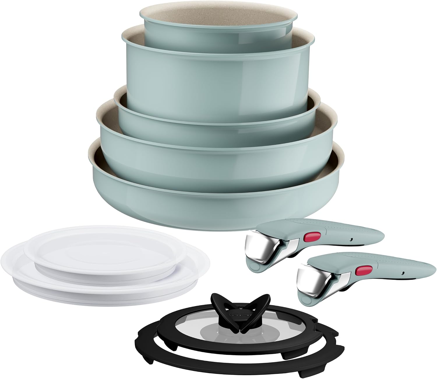 Tefal Ingenio Serenity, 11-delige pannenset, antiaanbakcoating L828SB04