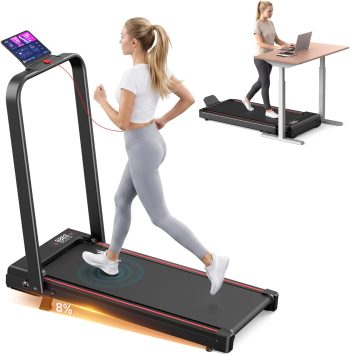 HomeFitnessCode Inklapbaar Loopband voor Thuis met 8% Helling, Max. 140kg