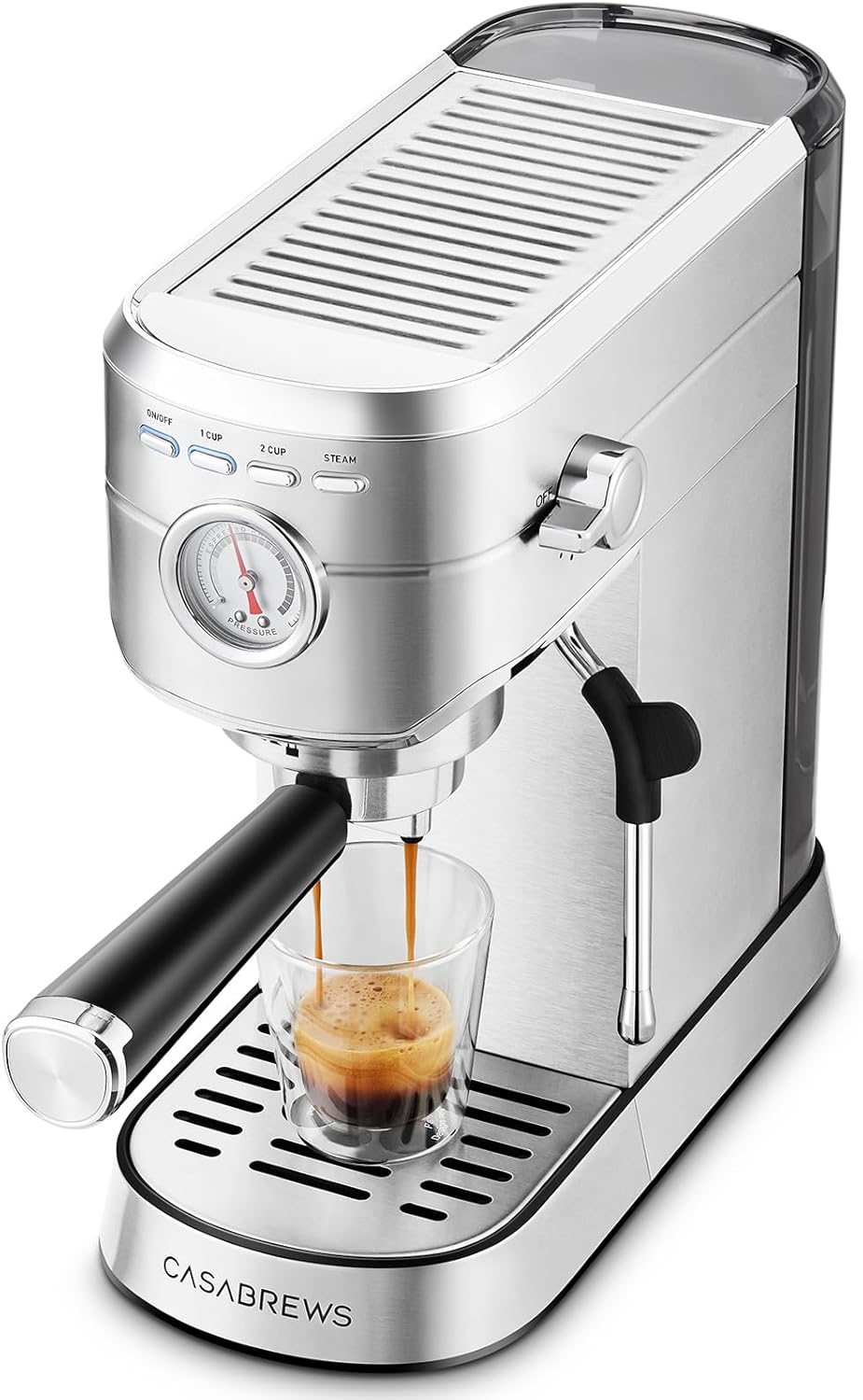 CASABREWS CM5418 Compact Espressomachine met Professionele Melkopschuimer