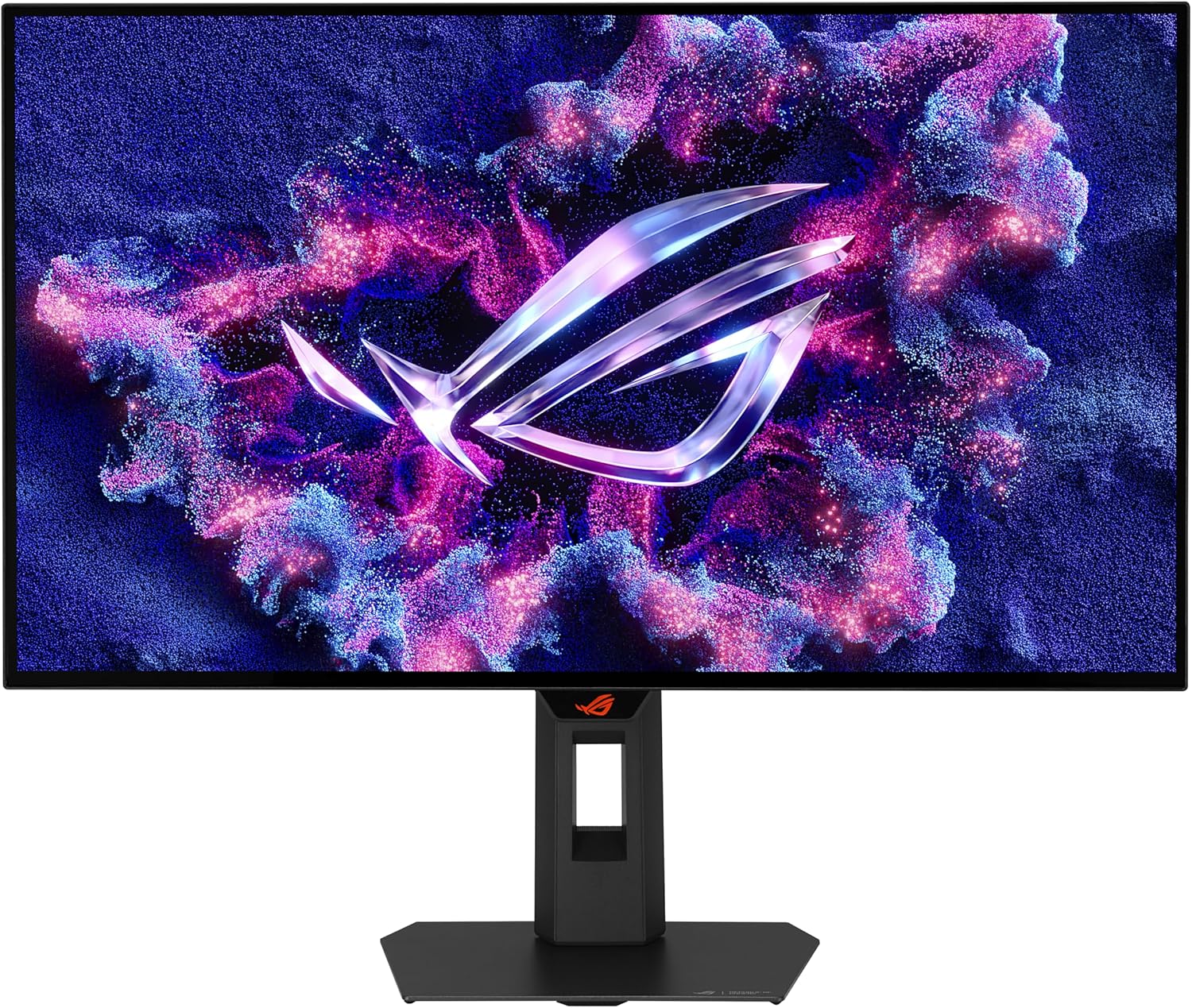 ASUS ROG Strix OLED XG27AQDMGR 27 inch gaming monitor (QHD 2560 x 1440, True Black Glossy OLED, 240Hz, 0,03ms reactietijd, ELMB, HDR10, 1x DisplayPort 1.4, 2X HDMI 2.1, 2x USB-A)