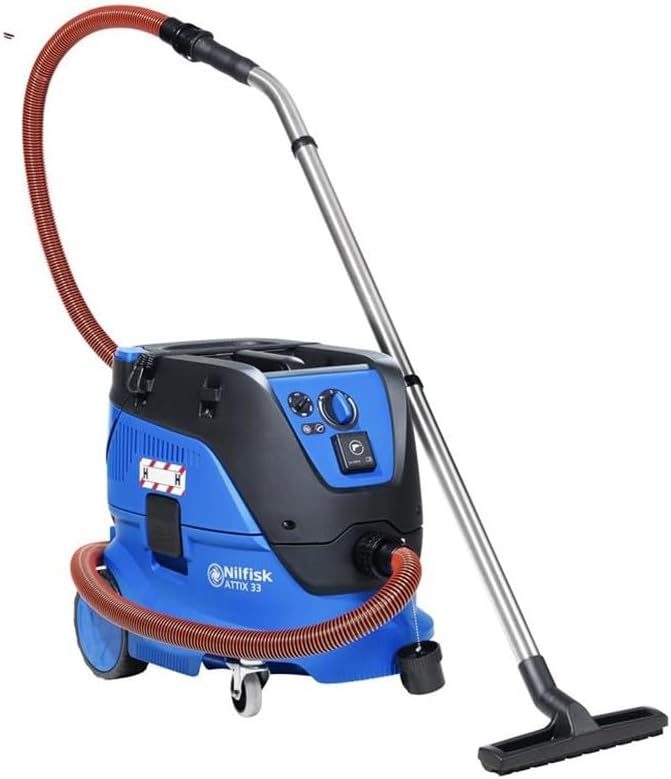 Nilfisk ATTIX 33-2H PC 30L 1400W zwart, blauw - stofafzuiging (30 l, 1400 W, zwart, blauw, drogen, 75 l/s, 250 mbar)