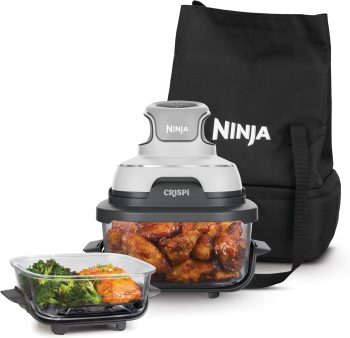 Ninja CRISPi Draagbare 4-in-1 airfryer, 3,8 l en 1,4 l : Airfyen, Braden