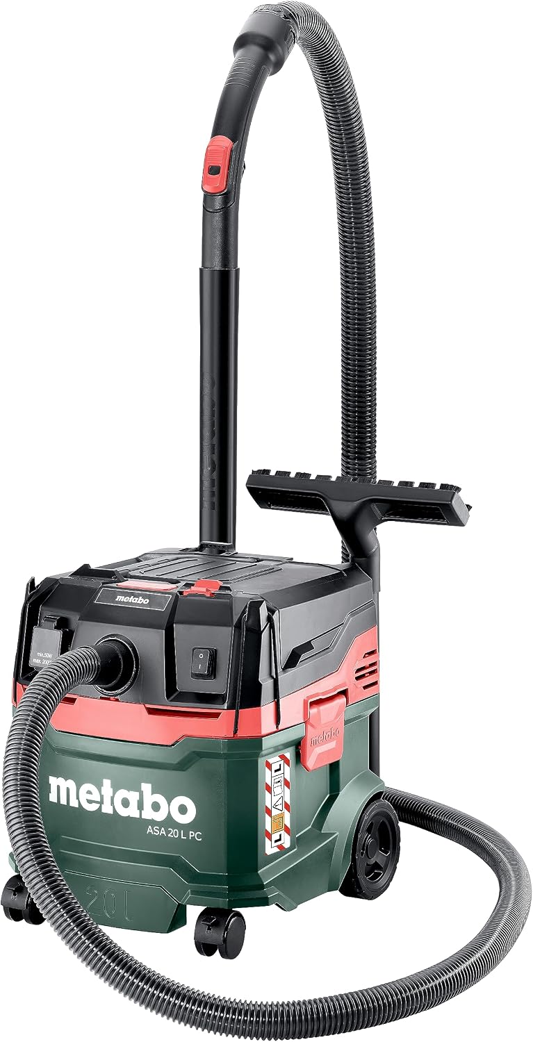 metabo ASA 20 L PC Alleszuiger, 1200 W Nat- en Droogzuiger, 20 l Tank