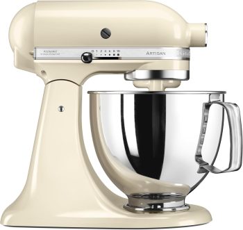 KitchenAid Artisan Keukenmachine 4,7L Kantelbare Kop Amandelwit