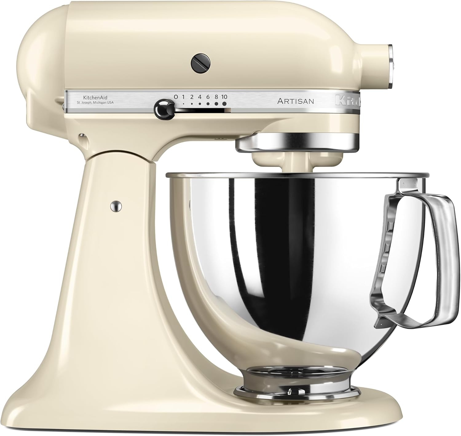 KitchenAid Artisan Keukenmachine 4,7L Kantelbare Kop Amandelwit