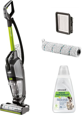 BISSELL CrossWave HydroSteam PET Nat-Droogstofzuiger met Kabel 3517N
