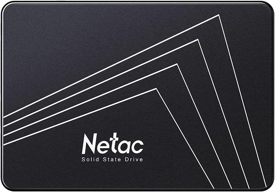 Netac SSD 2TB Interne - Sata SSD - PS4 SSD - Internal SSD - 3D NAND 2,5 Zoll 535 mb/s Zwart - N530S Sata 3.0 (Aluminiumstructuur)